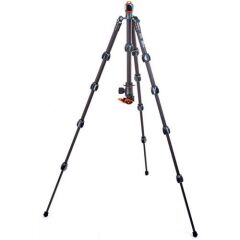 3 Legged Thing Leo 2.0 Carbon Fiber Tripod ve AirHed Pro Lever Kafa (Gri)