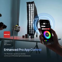Photoolex Q100C 100W RGB COB LED Işık - Q100C-RGBCOB