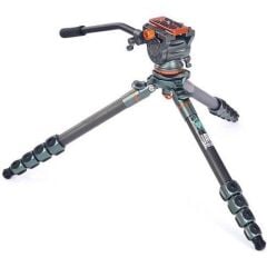3 Legged Thing Legends Jay Carbon Fiber Levelling Base Tripod ve AirHed Cine Arca Kafa