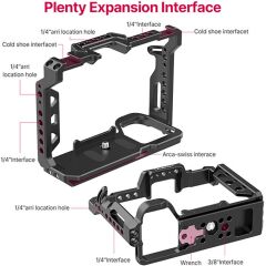 Ulanzi C-A7M4 Sony A7M4/A7M3/A7R3 için Camera Cage Çerçeve