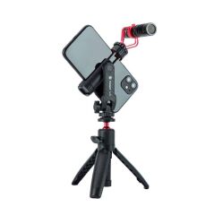 Fotopro SJ-81 Cold Shoe Telefon Klipsi – Hızlı Dönen Yatay/Dikey Bağlantı