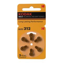 Kodak 6 Adet P312 işitme Cihazı Pili