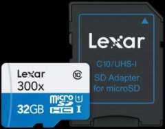 Lexar 32GB 300x MicroSDHC Hafıza Kartı