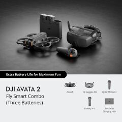 DJI Avata 2 Fly Smart Combo (Three Batteries)