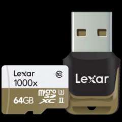 Lexar 64GB UHS-II 1000x microSDHC/SDCX Hafıza Kartı