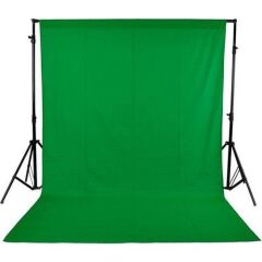 Fancier Greenbox Chromakey Green Screen Yeşil Fon Perde 3 x 6