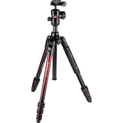 Manfrotto MKBFRTA4-BH BeFree Advanced Twist Lock Tripod Red