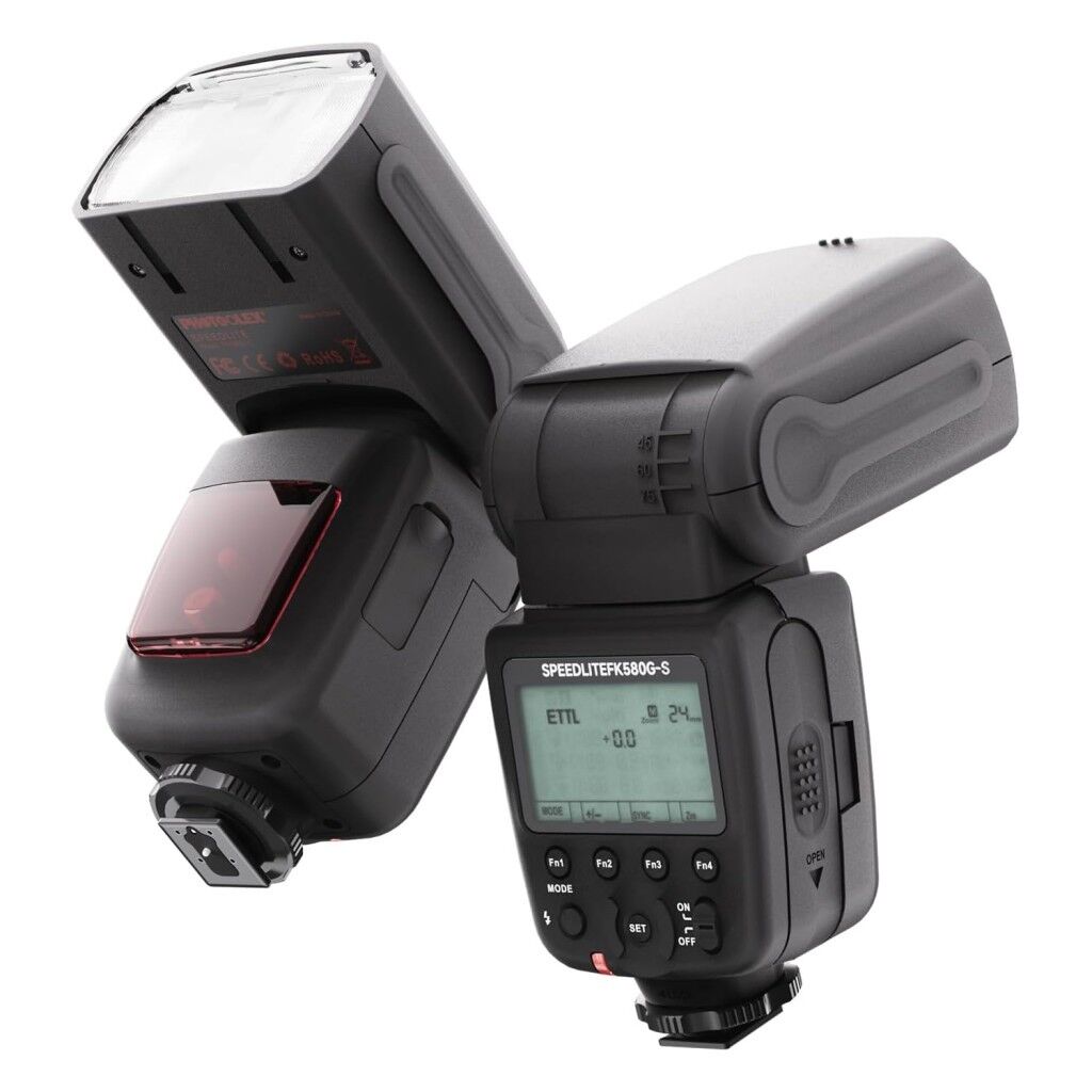 Photoolex G60 FK580G-S GN60 TTL HSS Sony Uyumlu Speedlite Flaş - TF-LS-068DF-SY-PL