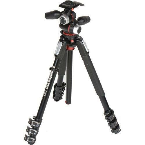 Manfrotto MK190XPRO4-3W Alüminyum Tripod Kit