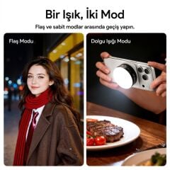 Ulanzi MFL01 2’si 1 Arada Bluetooth Manyetik Telefon Flaş ve Vlog Işığı - L151