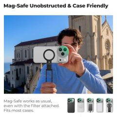 K&F Concept iPhone 17 Pro ve Pro Max için CPL Filtre Silver