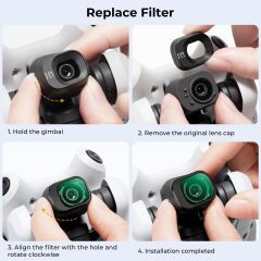 K&F DJI Mini 4 Pro UV Filtresi