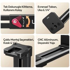 Ulanzi CA15 OneLock Tablet Tutucu Tripod Aparatı - C072