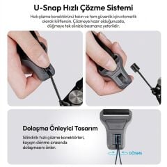Ulanzi CSS1 U-Snap Kamera Omuz Askısı Mercury Silver Gümüş - B195