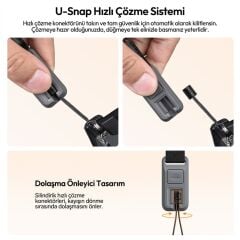 Ulanzi CSS2 U-Snap Lite Kamera Omuz Askısı Astral Blue Mavi - B200