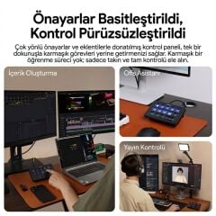Ulanzi D200H 7 in 1 Stream Controller LCD Yayın Kontrol Paneli - A044