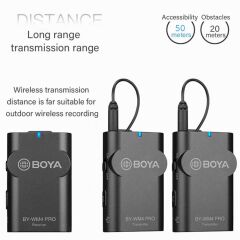 Boya BY-WM4 Pro K2 Kablosuz İkili Yaka Mikrofonu