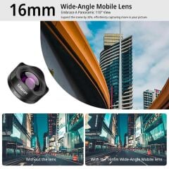 Ulanzi CL-005 16mm Geniş Açılı Profeyonel Telefon Lensi