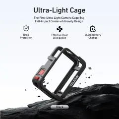 TELESIN Osmo Action 5 Pro Metal Kafes