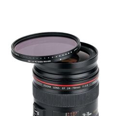 JJC 82mm Variable Density ND2-ND2000 Ayarlanabilir ND Filtre