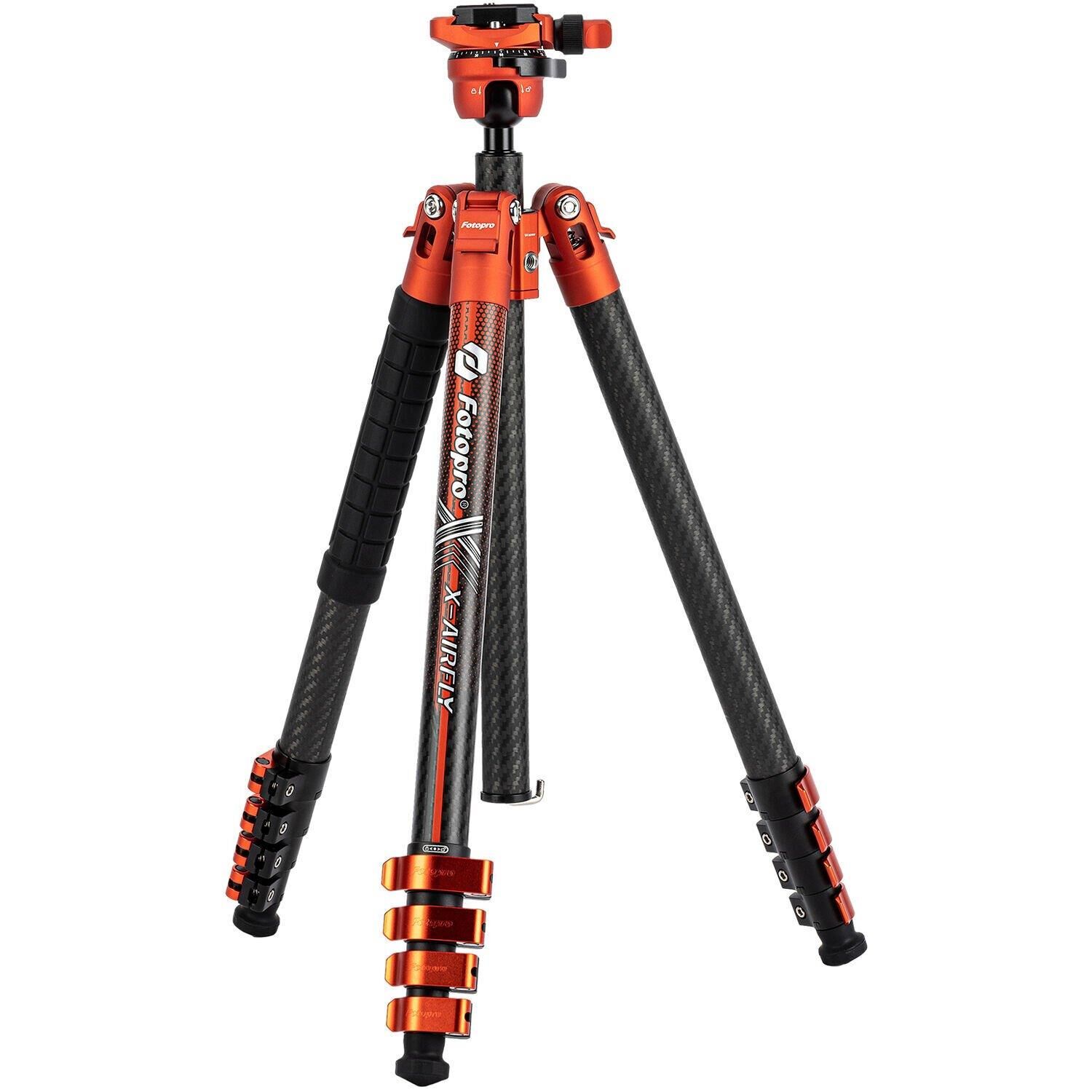 Fotopro X-AIRFLY Karbon Fiber Tripod - Turuncu