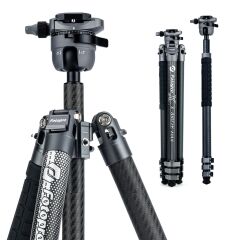 Fotopro X-AIRFLY Karbon Fiber Tripod - Gri