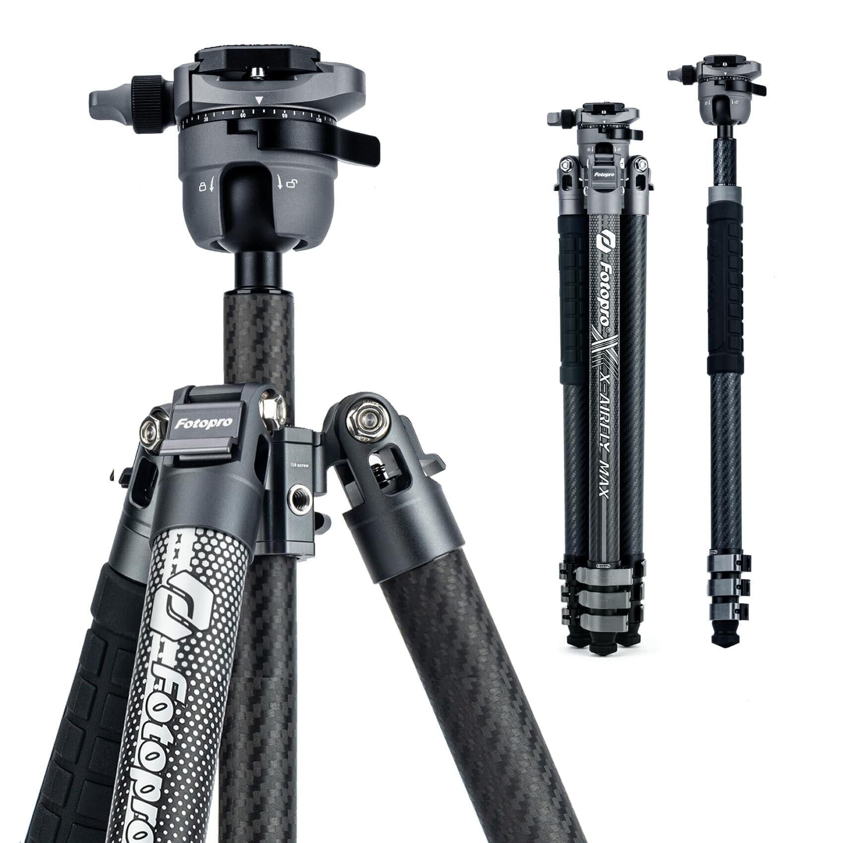 Fotopro X-AIRFLY Karbon Fiber Tripod - Gri