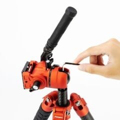 Fotopro X-AIRFLY Max Karbon Fiber Video Tripod - Turuncu