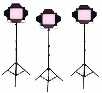 Asal 300Watt CRI 95 BiColor Led Pro 90BC 3lü Işık Seti