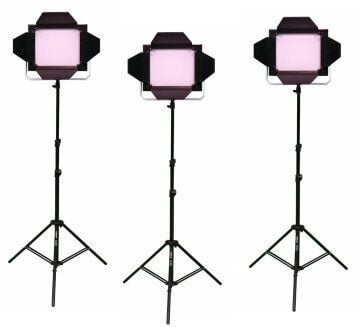 Asal 300Watt CRI 95 BiColor Led Pro 90BC 3lü Işık Seti