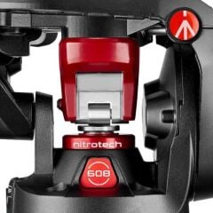 Manfrotto MVK608TWINGA Nitrotech 608 & Alu Twin GS Video Tripod Kit