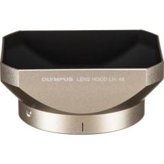 Olympus LH-48 M.ZUIKO Digital ED 12mm f/2 Lens için Parasoley (Gümüş)