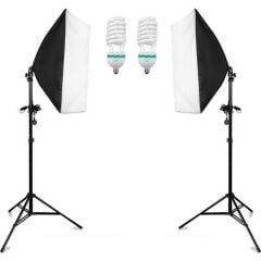 Hlypro Çift Duylu Stüdyo Işık Seti 150w