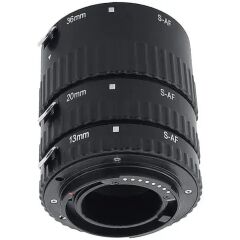 OEM  Extension Tüp Otomatik Makro Uzatma Tüpü Seti S.AF Sony A Mount