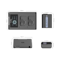 SmallRig NP-FW50  Çiftli Şarj Cihazı (4081)