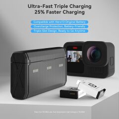 Telesin GoPro HERO13 Uyumlu Batarya Şarj Ünitesi