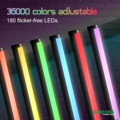 PATONA 4291 RC30 RGB Tüp Fotoğraf ve Video Işığı