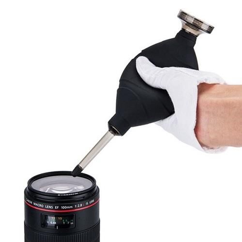 JJC Profesyonel Filtreli Toz Temizlik Pompası (Siyah)