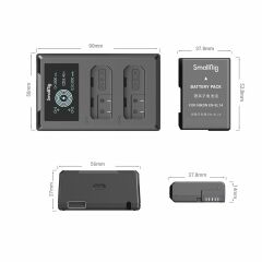 SmallRig EN-EL14 Çiftli Şarj Cihazı (4082)