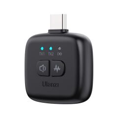 Ulanzi A30 Tiny 2 Kişilik Mikrofon Seti - Siyah