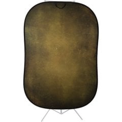 Lastolite 5705 Vintage Collapsible Background 1.5 x 2.1m Tobacco/Olive