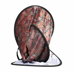 Lastolite 5706 Urban Collapsible Background 1.5 x 2.1m Red/Distressed White Brick