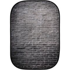 Lastolite 5707 Urban Collapsible Background 1.5 x 2.1m Painted White Brick/Gray Brick