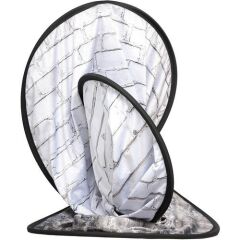Lastolite 5707 Urban Collapsible Background 1.5 x 2.1m Painted White Brick/Gray Brick