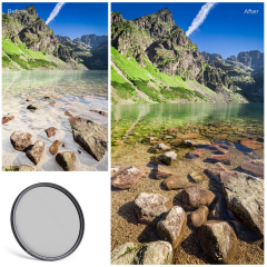 K&F Concept 58 mm CPL Lens Filtresi (Nano-C Serisi)