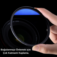 K&F Concept 58 mm UV Lens Filtresi (Nano-C Serisi)