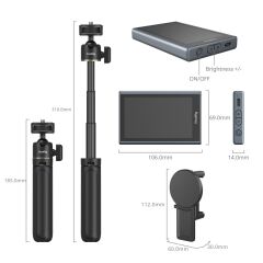 SmallRig 4851B Kablosuz Telefon Video Monitörü (Vlog Kiti)