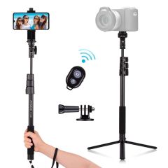 Andoer D8398 120cm Uzatılabilir Selfie Çubuğu