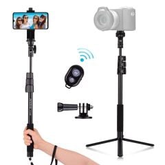 Andoer D8398 120cm Uzatılabilir Selfie Çubuğu