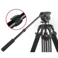 Jieyang JY0606A Alüminyum Video Tripod Kiti